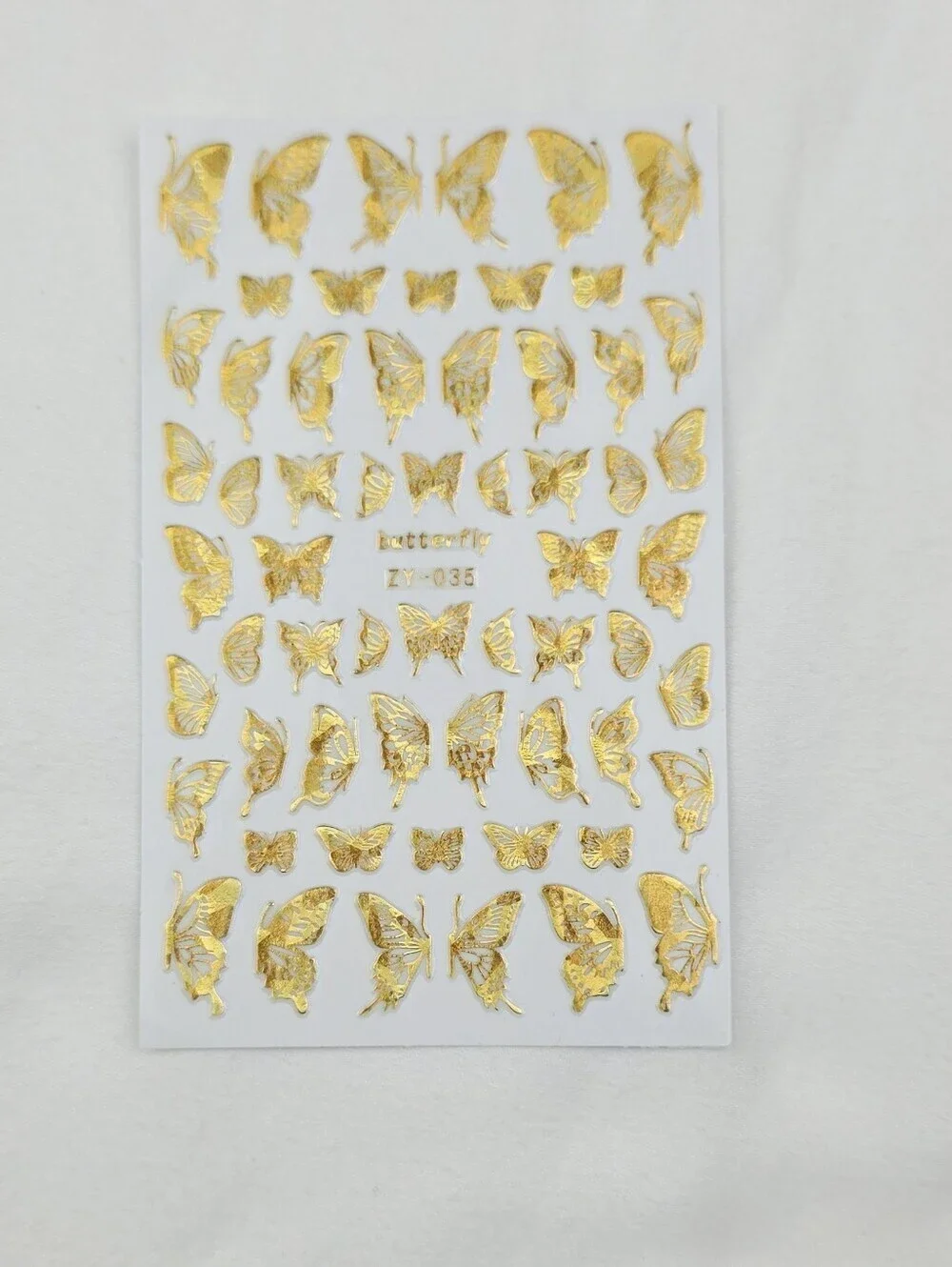 Trendy Self Adhesive Nails Art Transfer Sticker
